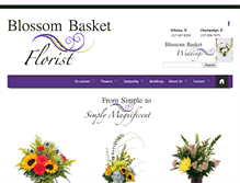 Tablet Screenshot of blossombasket.com